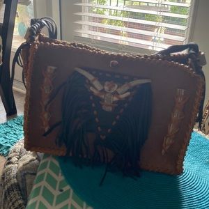 Women’s handmade leather purse